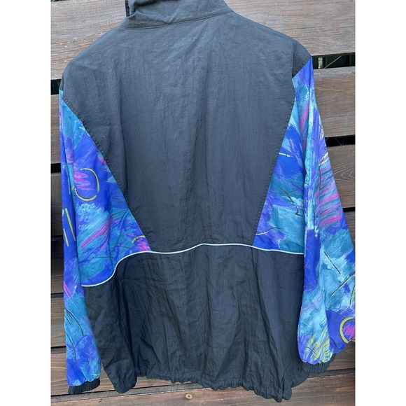 Vintage 90s Unisex Reebok Windbreaker Jacket Size Large - Picture 4 of 5